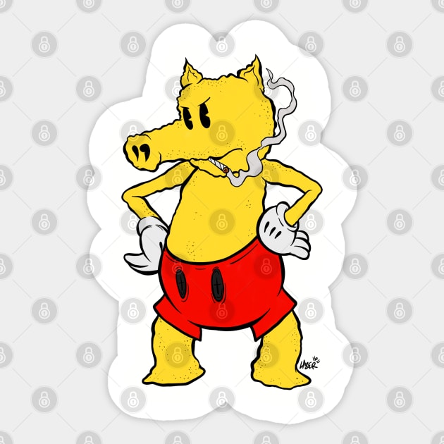 Lord Quas Mouse Sticker by TheDopestRobot